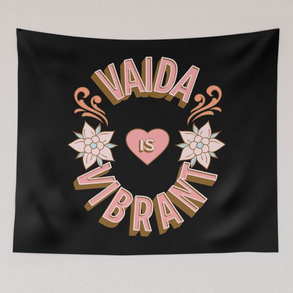 Item preview, Vaida is Vibrant - First Names - Birthday Gifts - Alliteration Fans designed and sold by epicthoughts.