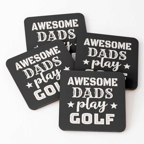 Item preview, Awesome Dads Play Golf White Text Design, Great Design For Cool Dads, Perfect For Father's Day designed and sold by TrulyEpoque.