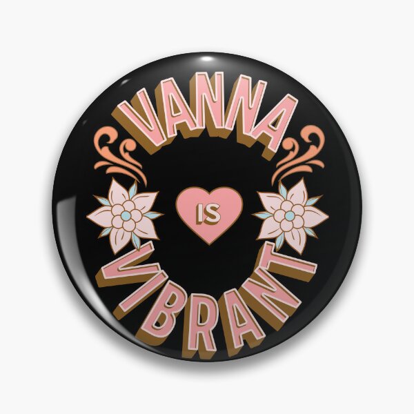 Item preview, Vanna is Vibrant - First Names - Birthday Gifts - Alliteration Fans designed and sold by epicthoughts.