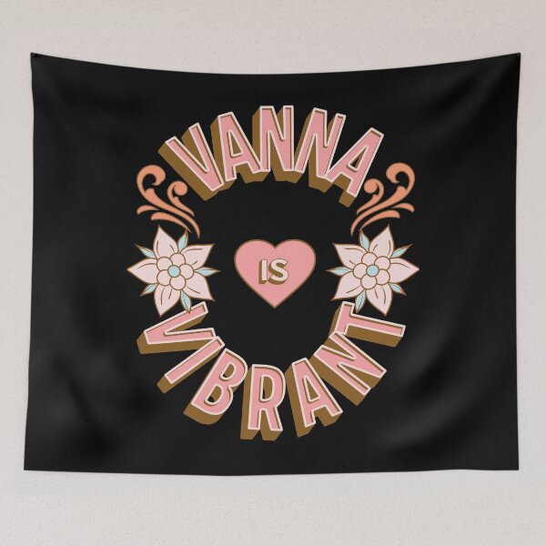 Item preview, Vanna is Vibrant - First Names - Birthday Gifts - Alliteration Fans designed and sold by epicthoughts.