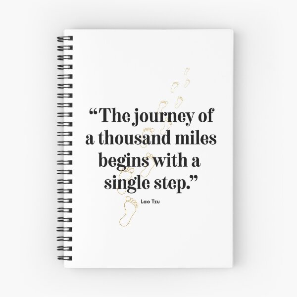 Item preview, Motivate Yourself and Others with "The Journey of 1000 miles..." designed and sold by Soaring Eagle.
