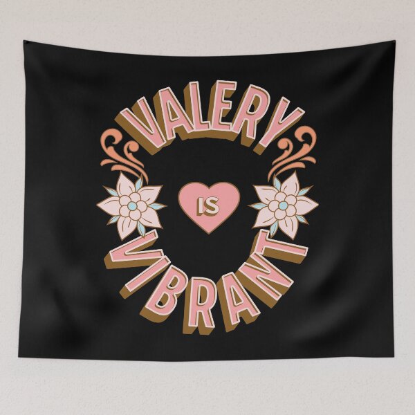 Item preview, Valery is Vibrant - First Names - Birthday Gifts - Alliteration Fans designed and sold by epicthoughts.