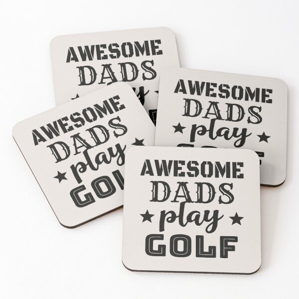 Item preview, Awesome Dads Play Golf Black Text Design, Great Design For Cool Dads, Perfect For Father's Day designed and sold by TrulyEpoque.