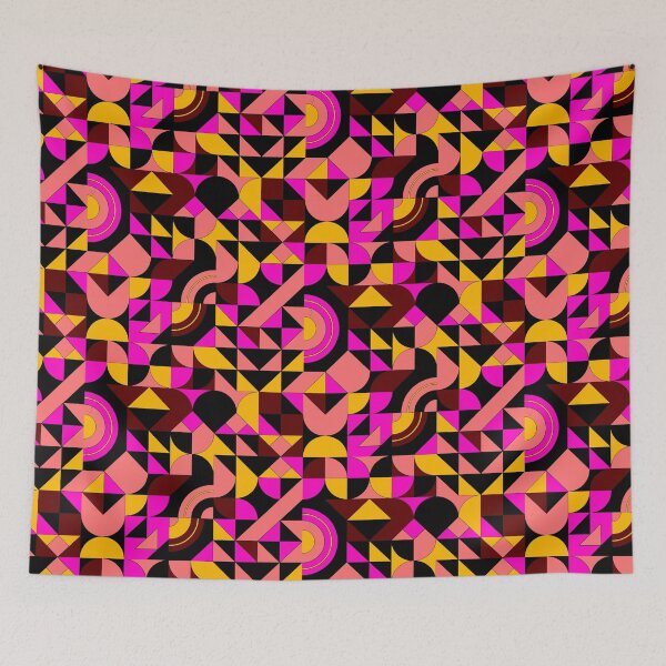 Item preview, geometric colorful patterns conceptual Art - Abstract Neo Geo graphic design designed and sold by Design Repo.