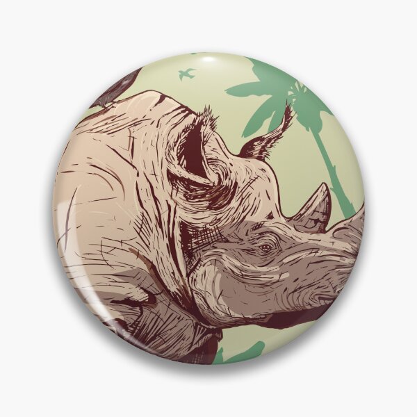 Item preview, Jungle friends - Oxpeckers and Rhinoceros designed and sold by Rômulo Queiroz.