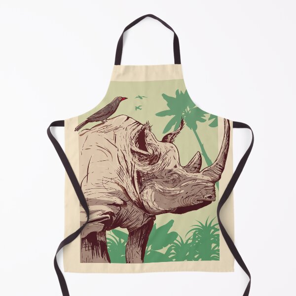 Item preview, Jungle friends - Oxpeckers and Rhinoceros designed and sold by Rômulo Queiroz.