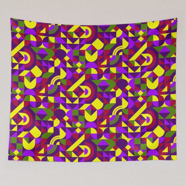 Item preview, geometric colorful patterns conceptual Art - Abstract Neo Geo graphic design designed and sold by Design Repo.
