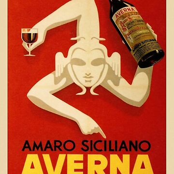 Artwork thumbnail, Bar Amaro Siciliano Averna Red Wine Italy Drink by kristigrrison