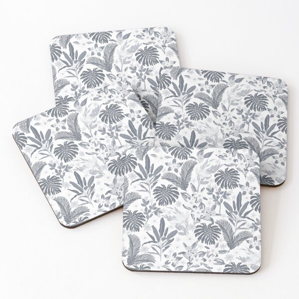 Item preview, Tropical Gray Floral Greenery designed and sold by NdesignTrend.