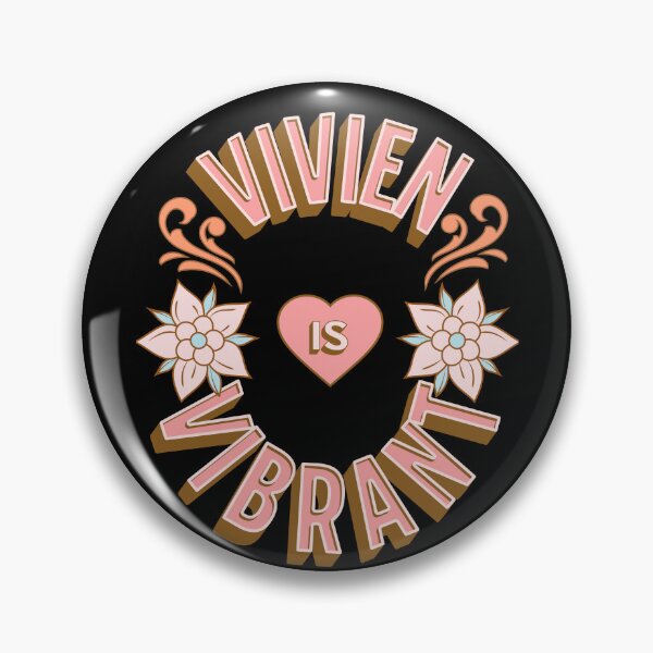 Item preview, Vivien is Vibrant - First Names - Birthday Gifts - Alliteration Fans designed and sold by epicthoughts.