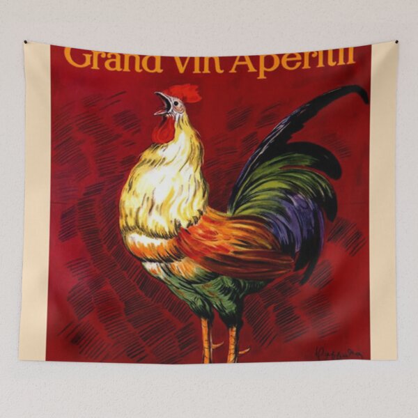 Item preview, Bar Rooster Gallus Grand Vin Aperitif Bordeaux Wine France French designed and sold by kristigrrison.