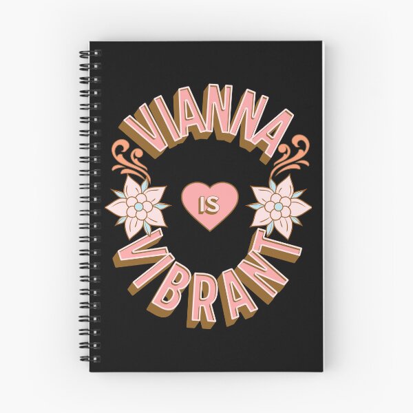 Item preview, Vianna is Vibrant - First Names - Birthday Gifts - Alliteration Fans designed and sold by epicthoughts.