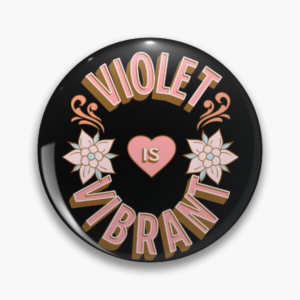 Item preview, Violet is Vibrant - First Names - Birthday Gifts - Alliteration Fans designed and sold by epicthoughts.