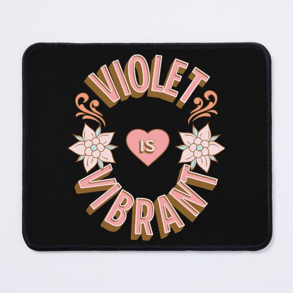 Item preview, Violet is Vibrant - First Names - Birthday Gifts - Alliteration Fans designed and sold by epicthoughts.