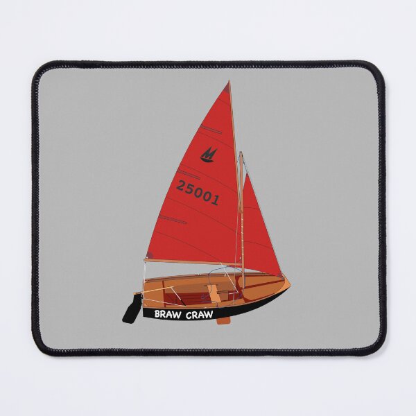 Item preview, Mirror Dinghy 25001 'BRAW CRAW' Perspective designed and sold by RedBubbleBath.