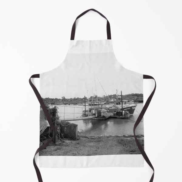 Item preview, Fishing Boat, Southwold in Black and White designed and sold by wiggyofipswich.