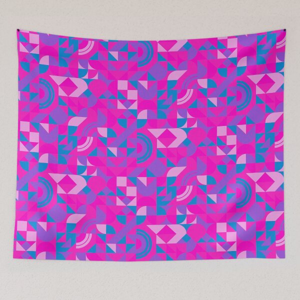 Item preview, geometric colorful patterns conceptual Art - Abstract Neo Geo graphic design designed and sold by Design Repo.
