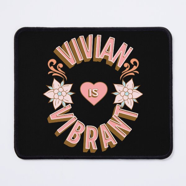Item preview, Vivian is Vibrant - First Names - Birthday Gifts - Alliteration Fans designed and sold by epicthoughts.