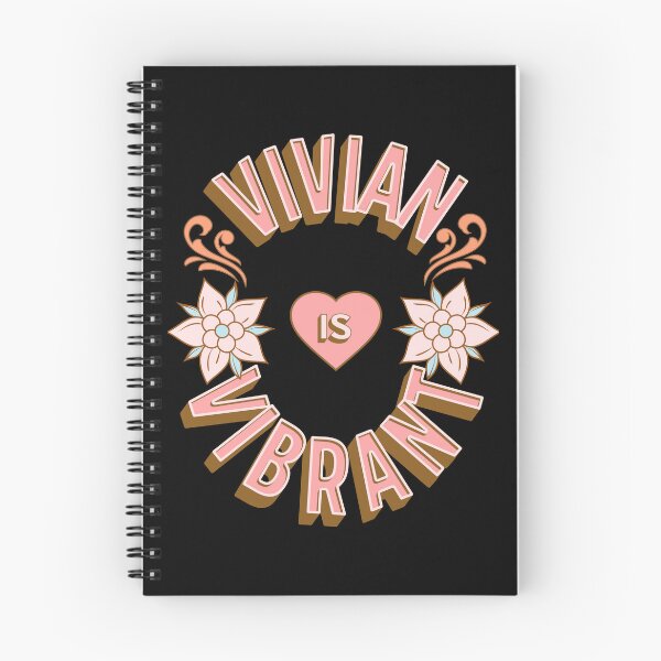 Item preview, Vivian is Vibrant - First Names - Birthday Gifts - Alliteration Fans designed and sold by epicthoughts.