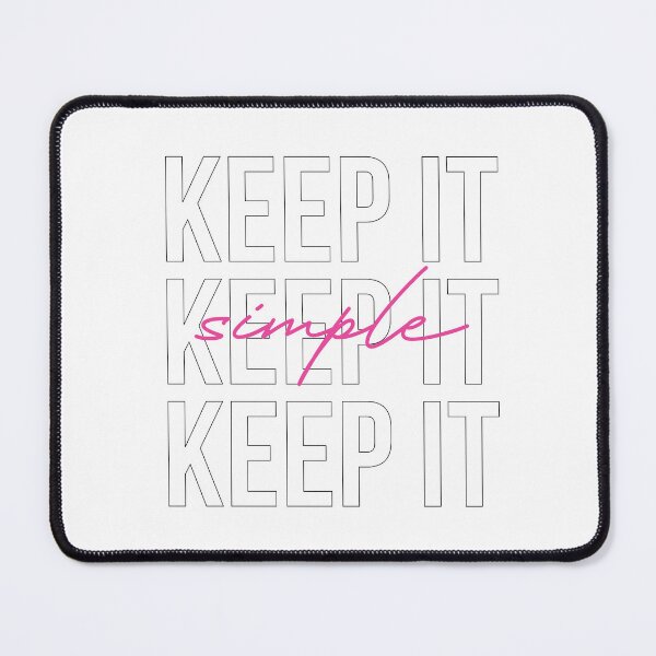 Item preview, Keep it simple quote designed and sold by NazarliNigar.