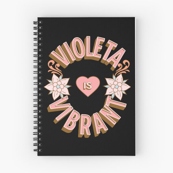 Item preview, Violeta is Vibrant - First Names - Birthday Gifts - Alliteration Fans designed and sold by epicthoughts.