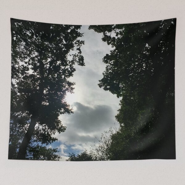 Item preview, #235 |☽| Cloudy Sky Above The Trees - Landscape Shot (Elsham Hall, Gardens & Country Park) designed and sold by Naean H.F. (Nez Man).