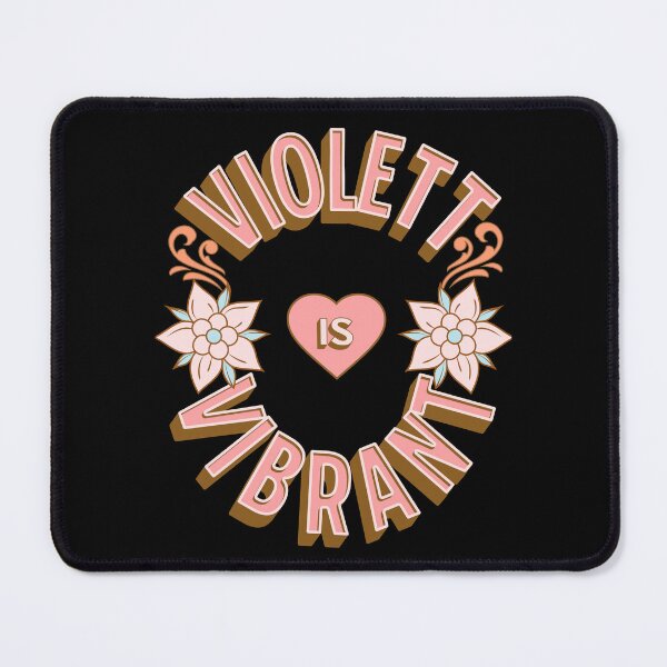 Item preview, Violett is Vibrant - First Names - Birthday Gifts - Alliteration Fans designed and sold by epicthoughts.