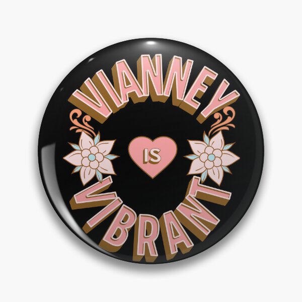 Item preview, Vianney is Vibrant - First Names - Birthday Gifts - Alliteration Fans designed and sold by epicthoughts.