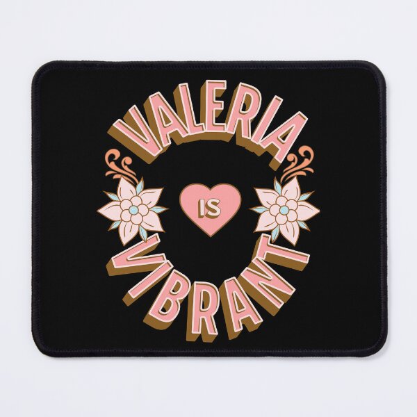 Item preview, Valeria is Vibrant - First Names - Birthday Gifts - Alliteration Fans designed and sold by epicthoughts.