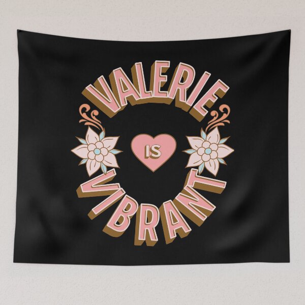 Item preview, Valerie is Vibrant - First Names - Birthday Gifts - Alliteration Fans designed and sold by epicthoughts.