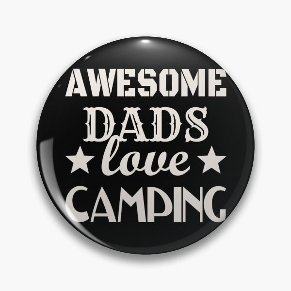 Item preview, Awesome Dads Love Camping White Text Design, Great Design For Cool Dads, Perfect For Father's Day designed and sold by TrulyEpoque.