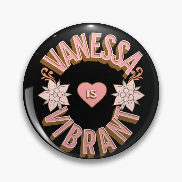 Item preview, Vanessa is Vibrant - First Names - Birthday Gifts - Alliteration Fans designed and sold by epicthoughts.