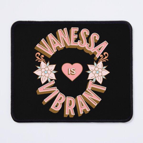 Item preview, Vanessa is Vibrant - First Names - Birthday Gifts - Alliteration Fans designed and sold by epicthoughts.
