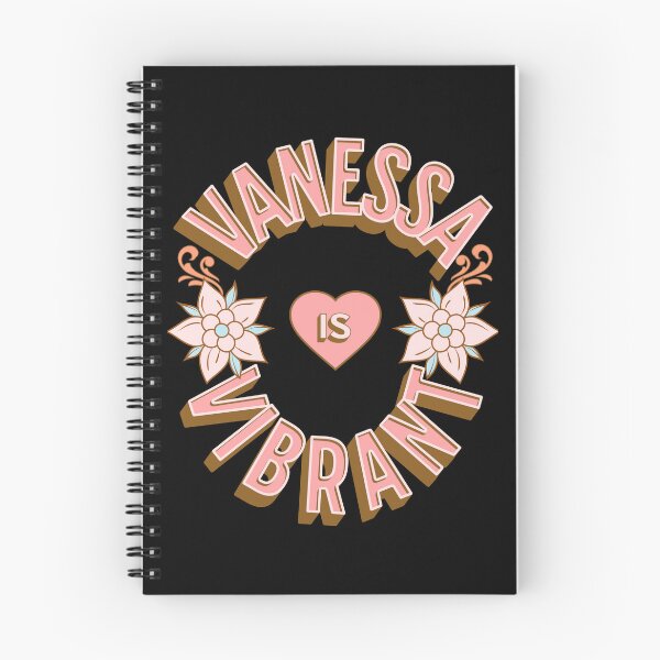 Item preview, Vanessa is Vibrant - First Names - Birthday Gifts - Alliteration Fans designed and sold by epicthoughts.