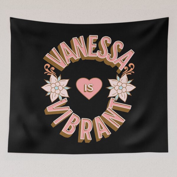 Item preview, Vanessa is Vibrant - First Names - Birthday Gifts - Alliteration Fans designed and sold by epicthoughts.