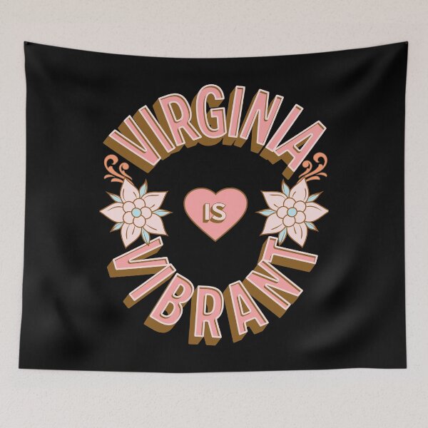 Item preview, Virginia is Vibrant - First Names - Birthday Gifts - Alliteration Fans designed and sold by epicthoughts.