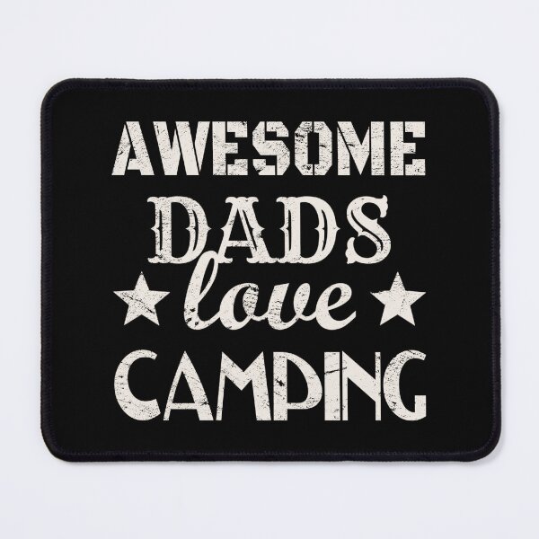 Item preview, Distressed Style Awesome Dads Love Camping White Text Design, Great Design For Cool Dads, Perfect For Father's Day designed and sold by TrulyEpoque.
