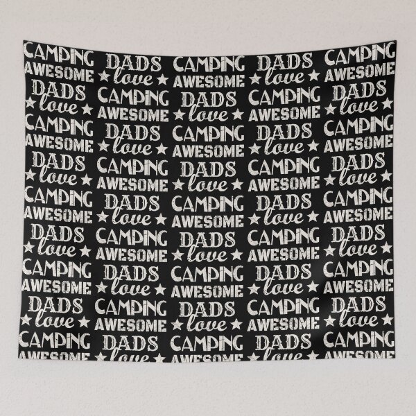 Item preview, Distressed Style Awesome Dads Love Camping White Text Design, Great Design For Cool Dads, Perfect For Father's Day designed and sold by TrulyEpoque.