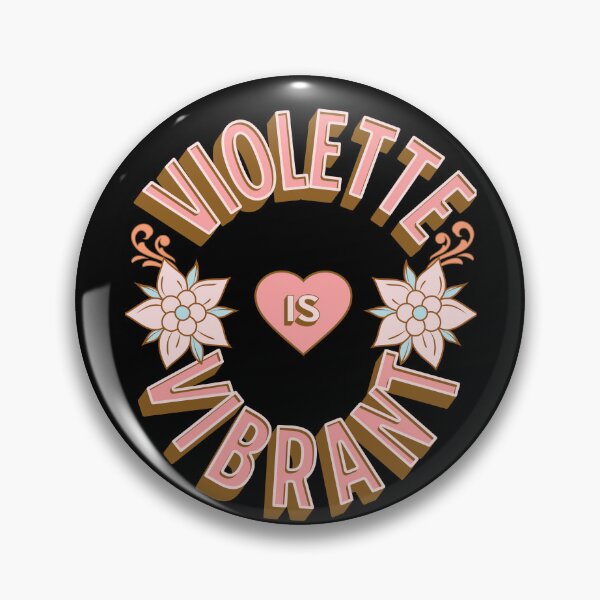 Item preview, Violette is Vibrant - First Names - Birthday Gifts - Alliteration Fans designed and sold by epicthoughts.