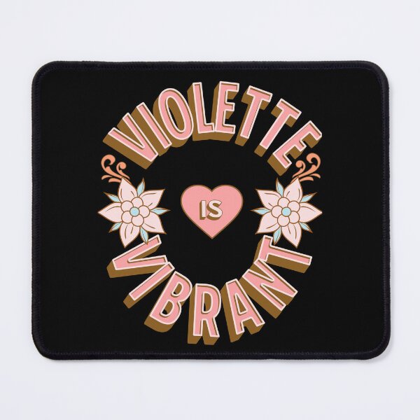 Item preview, Violette is Vibrant - First Names - Birthday Gifts - Alliteration Fans designed and sold by epicthoughts.