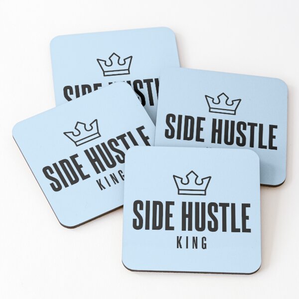 Item preview, Side Hustle King - Black Text designed and sold by Luhmdesign.