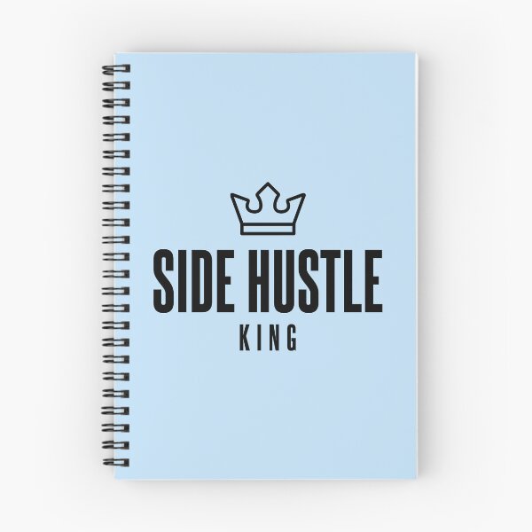 Item preview, Side Hustle King - Black Text designed and sold by Luhmdesign.