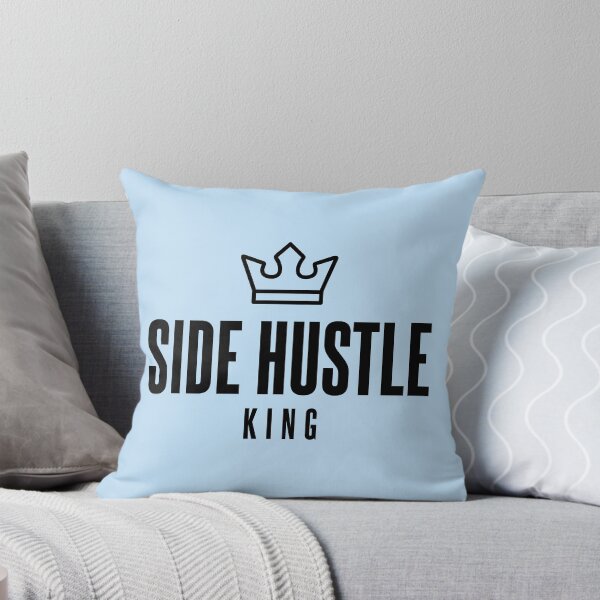 Item preview, Side Hustle King - Black Text designed and sold by Luhmdesign.