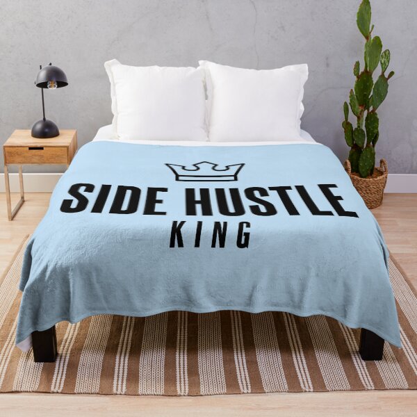 Item preview, Side Hustle King - Black Text designed and sold by Luhmdesign.
