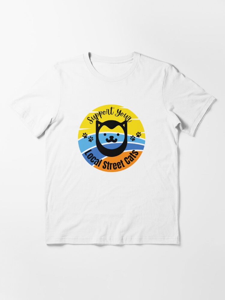 ADOPT ME, SUPPORT YOUR LOCAL STREET CAT Essential T-Shirt for