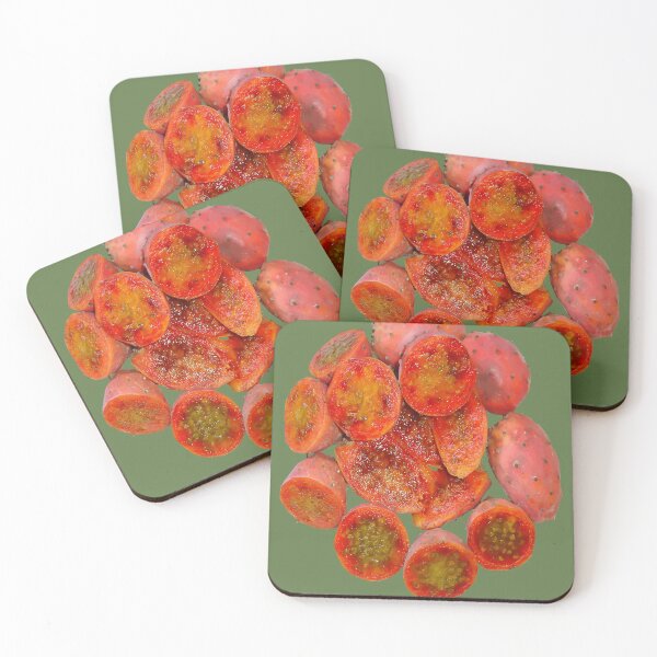 Item preview, Tropical Red Prickly Pear Fruit Cut Out Vector Art designed and sold by taiche.
