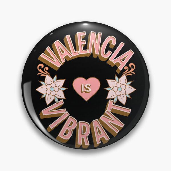 Item preview, Valencia is Vibrant - First Names - Birthday Gifts - Alliteration Fans designed and sold by epicthoughts.