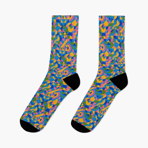 Item preview, patrones de colores geométricos arte conceptual - diseño gráfico Neo Geo abstracto designed and sold by Design Repo.