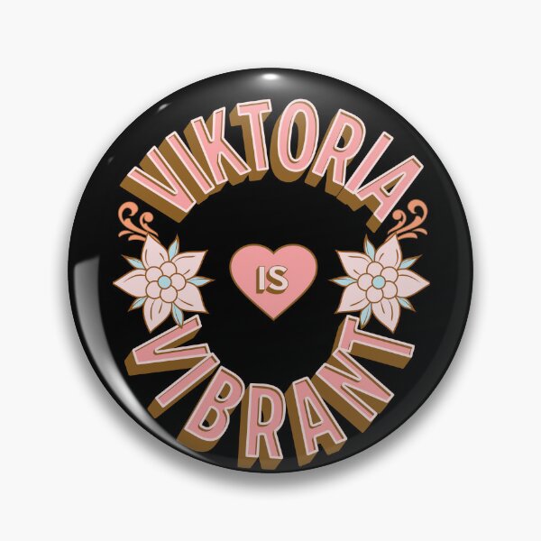 Item preview, Viktoria is Vibrant - First Names - Birthday Gifts - Alliteration Fans designed and sold by epicthoughts.