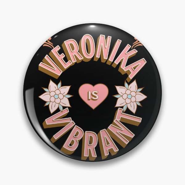 Item preview, Veronika is Vibrant - First Names - Birthday Gifts - Alliteration Fans designed and sold by epicthoughts.